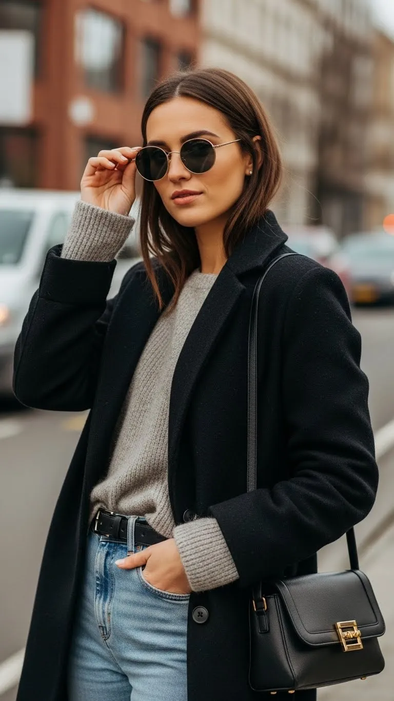 23 Oversized Sweatshirt and Mini Skirt Daily Outfit